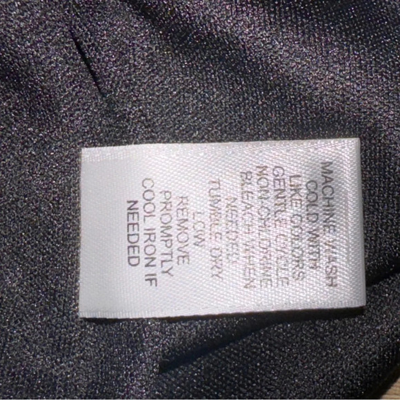 Cato Women’s Black Purple Grey patterned layered sheath dress sz S - Picture 7 of 9